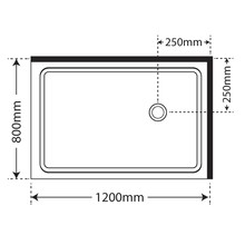 Premier Frameless 2 Sided Sliding Door Shower 1200×800 gallery detail image