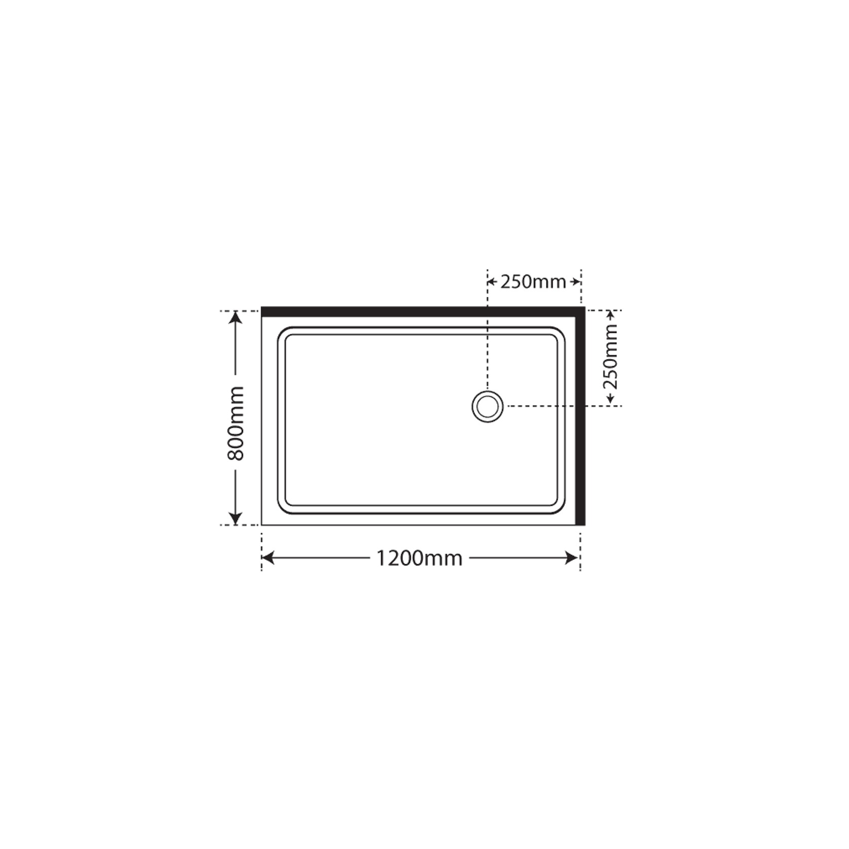 Premier Frameless 2 Sided Sliding Door Shower 1200×800 gallery detail image