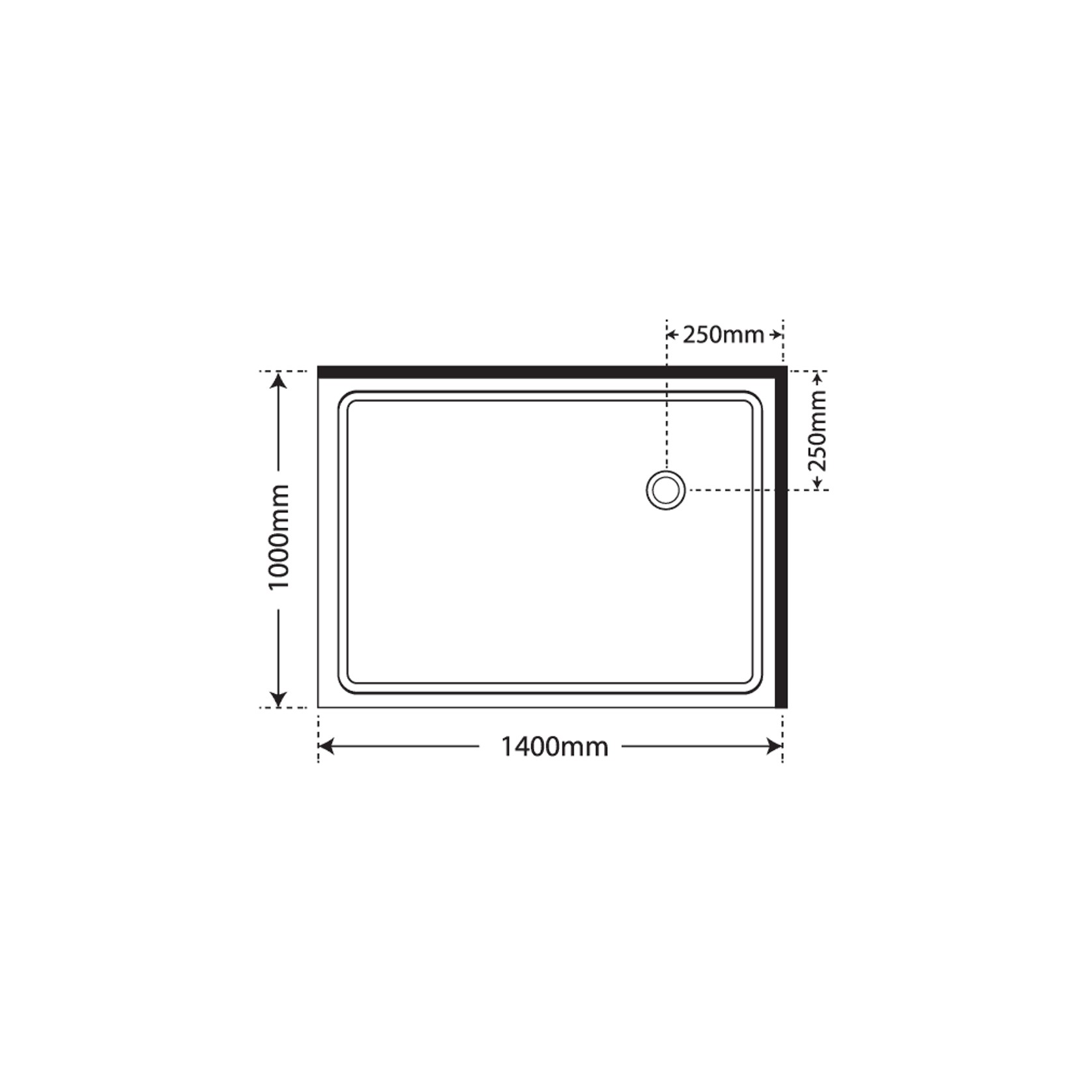 Premier Frameless 2 Sided Sliding Door Shower 1600×900 gallery detail image