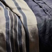 Weave Home European Linen Franco Throw - Denim gallery detail image