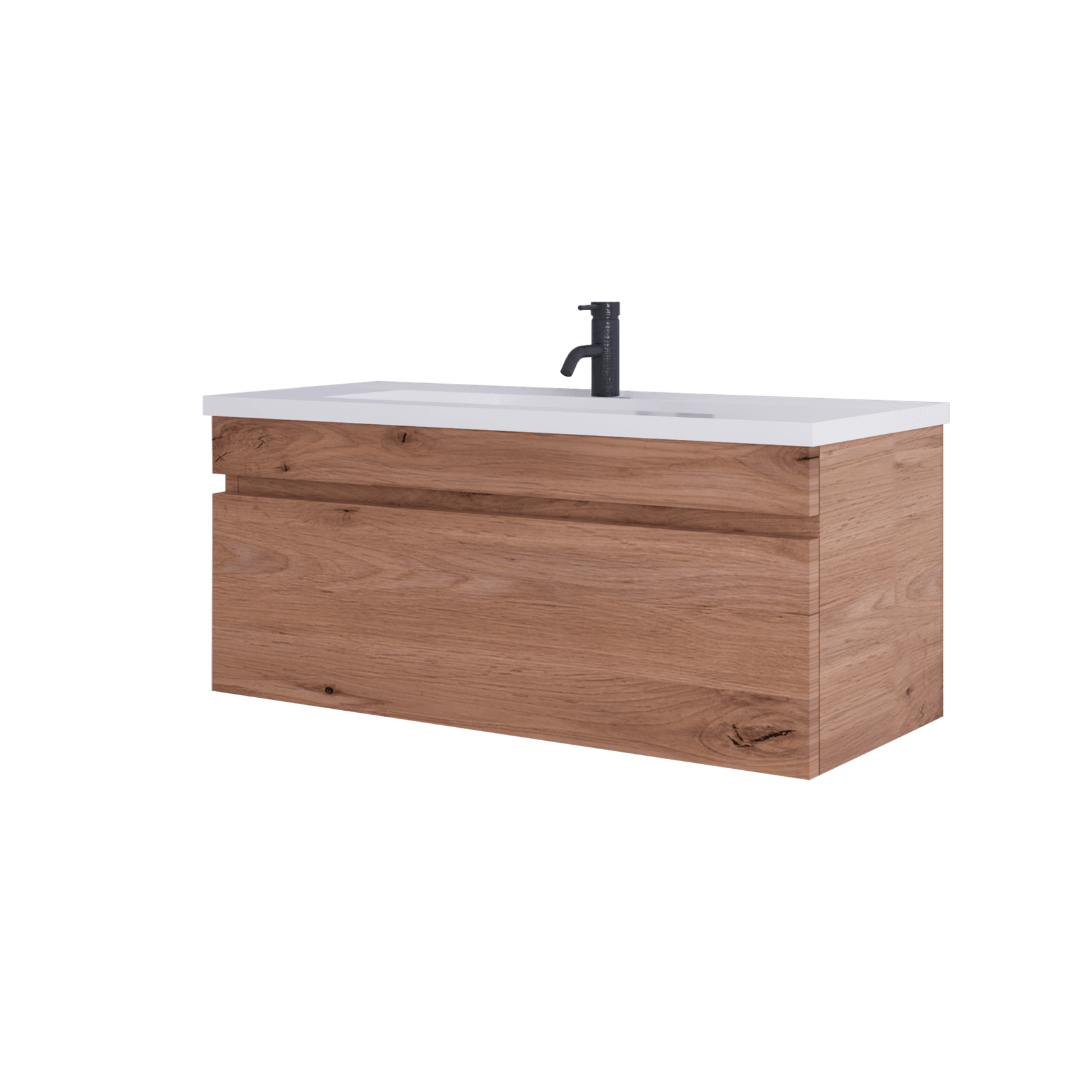 CODE Lux 1200 Slim Single Drawer Vanity Range - 5 Colours gallery detail image