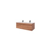 Code Lux 1500 Double Sink 2 Drawer Vanity - 5 Colours gallery detail image