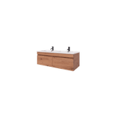 Code Lux 1500 Double Sink 2 Drawer Vanity - 5 Colours gallery detail image