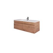 Code Lux 1500 Wall Hung 2 Drawer Vanity Range - 5 Colours gallery detail image