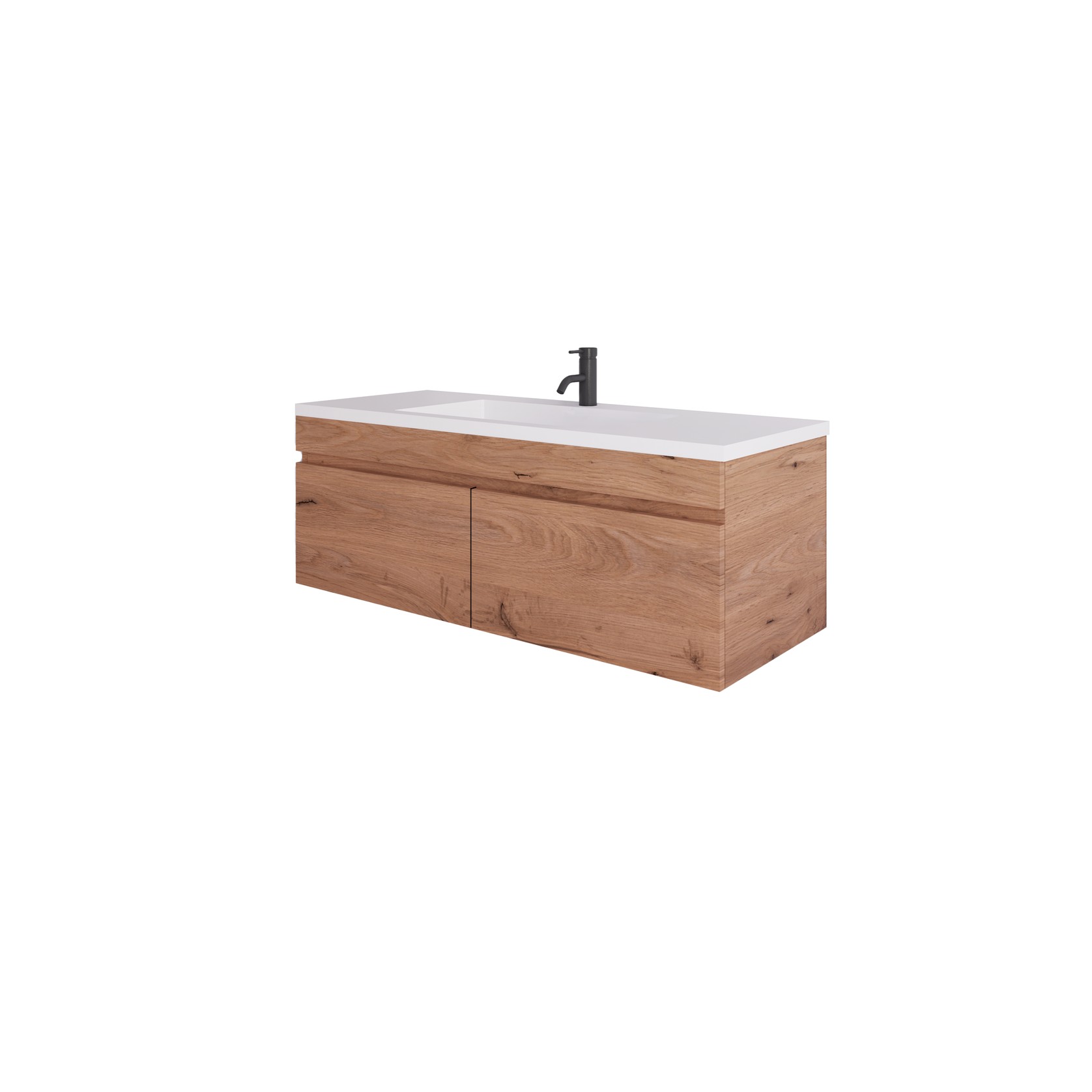 CODE LUX 1500 WALL HUNG 2 DRAWER VANITY RANGE - 5 COLOURS gallery detail image