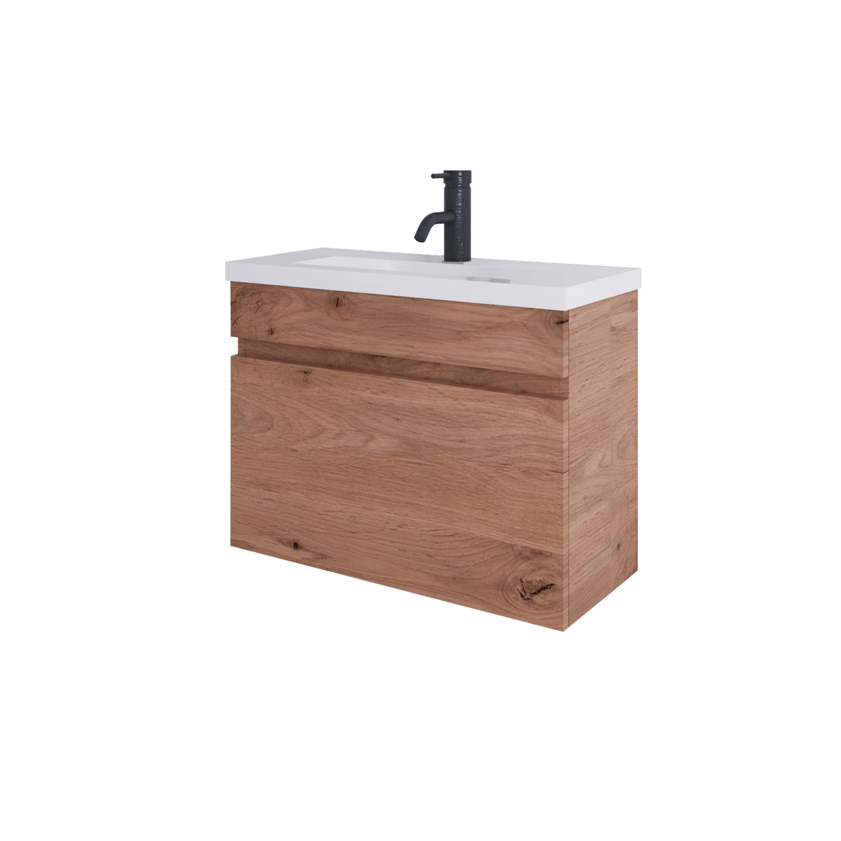 CODE Lux 600 Slim Single Drawer Vanity Range - 5 Colours gallery detail image
