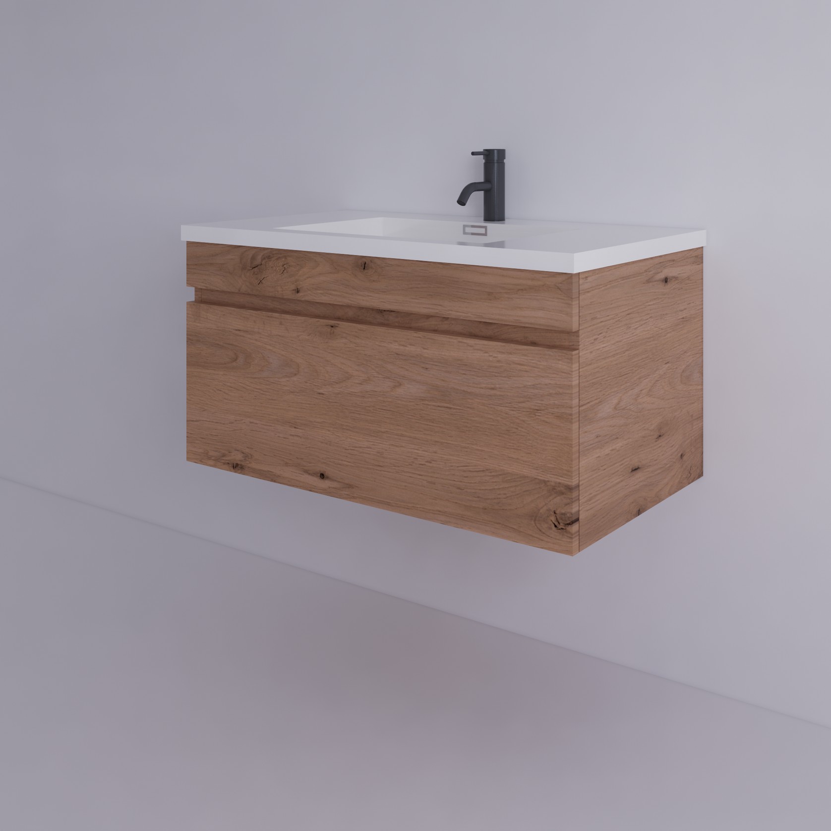 CODE LUX 1000 SINGLE DRAWER WALL HUNG VANITY gallery detail image