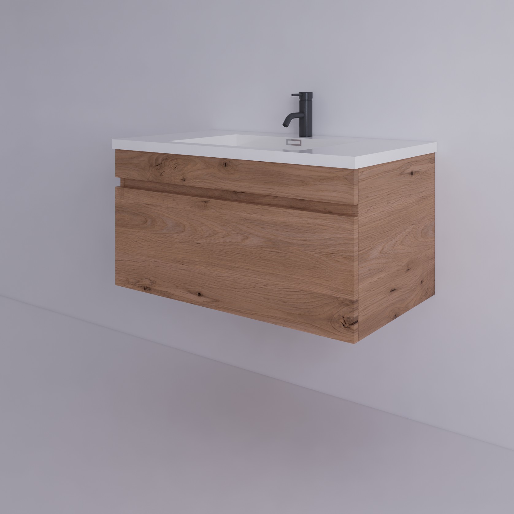 Code Lux 1000 Single Drawer Wall Hung Vanity gallery detail image