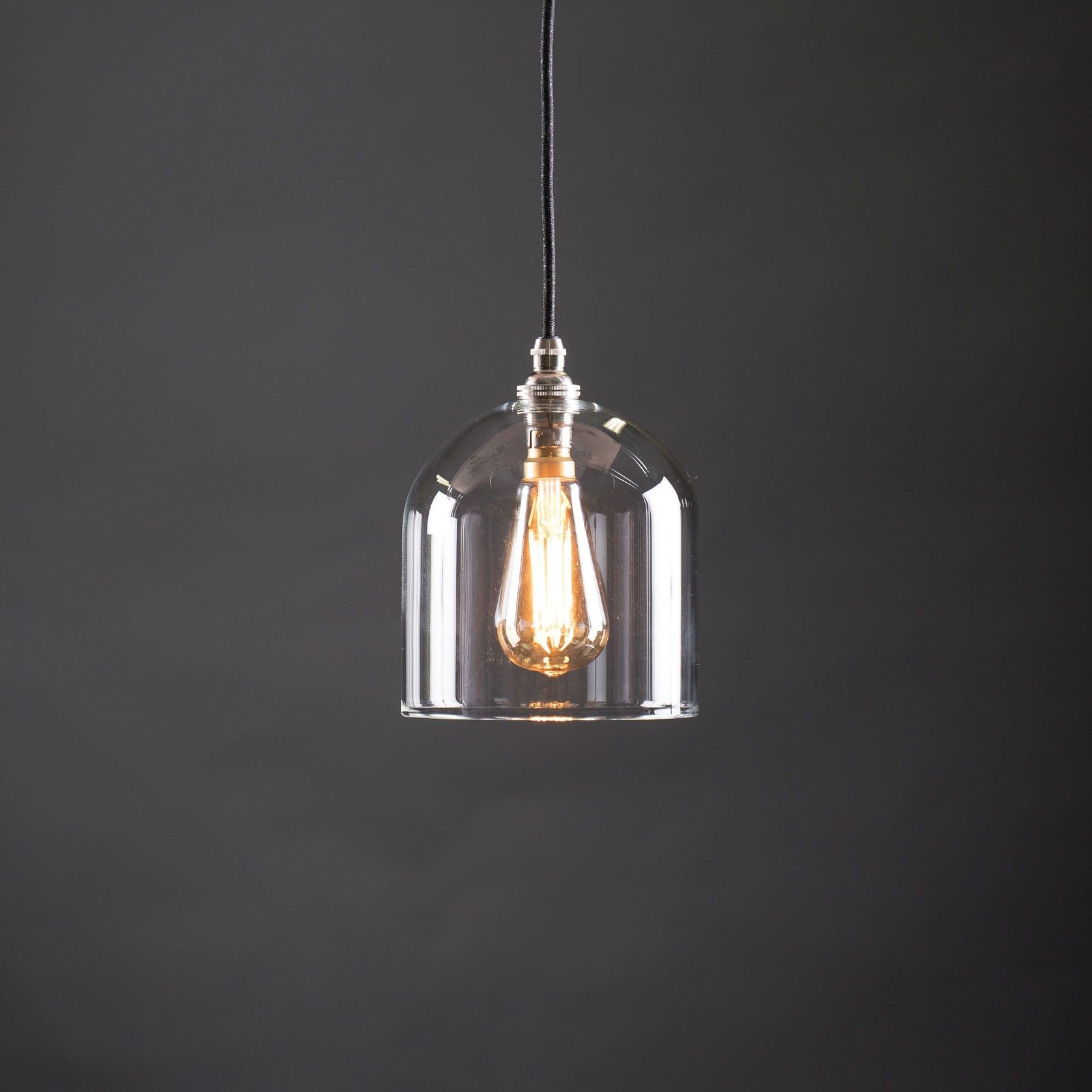 Frieda Glass Pendant - Clear gallery detail image