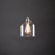 Frieda Glass Pendant - Clear gallery detail image