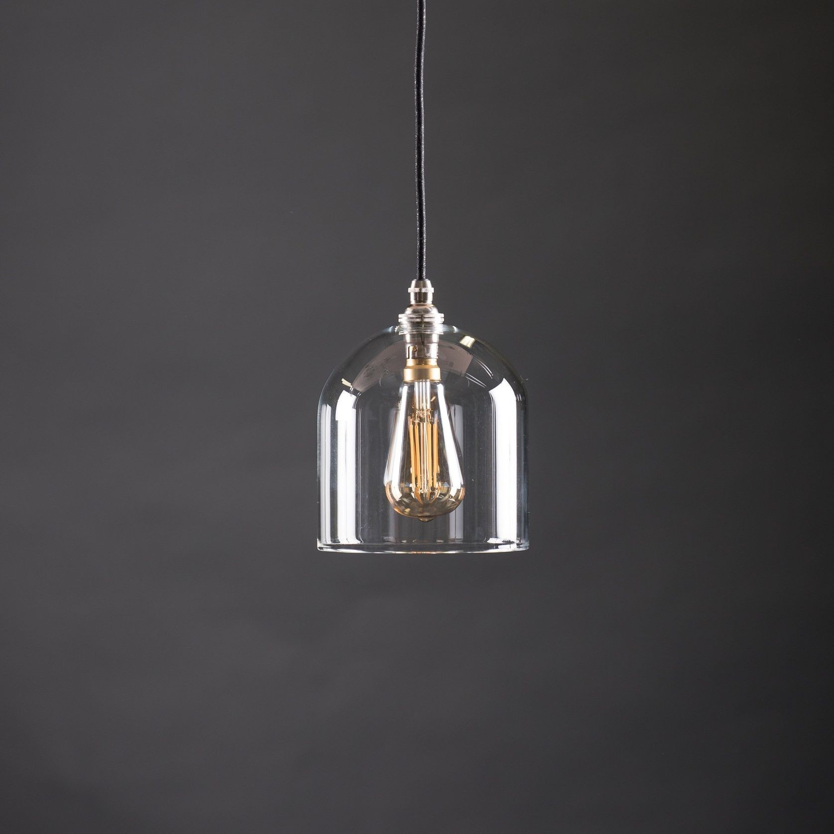 Frieda Glass Pendant - Clear gallery detail image