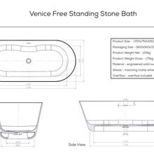 Venice Stone Freestanding Bath gallery detail image