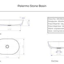 Palermo Stone Top Mount Basin gallery detail image
