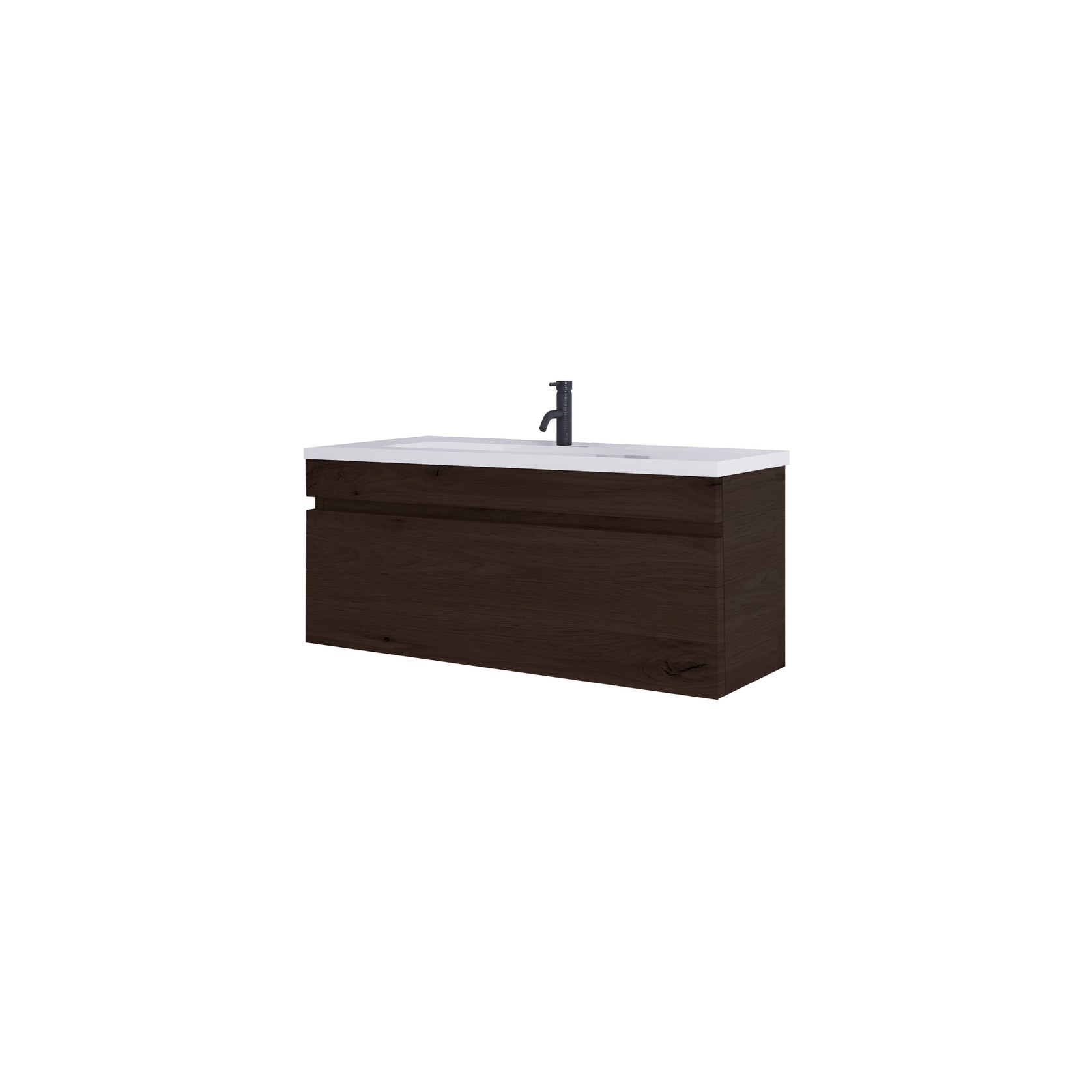 Code Lux 1200 Slim Single Drawer Vanity Range - 5 Colours gallery detail image