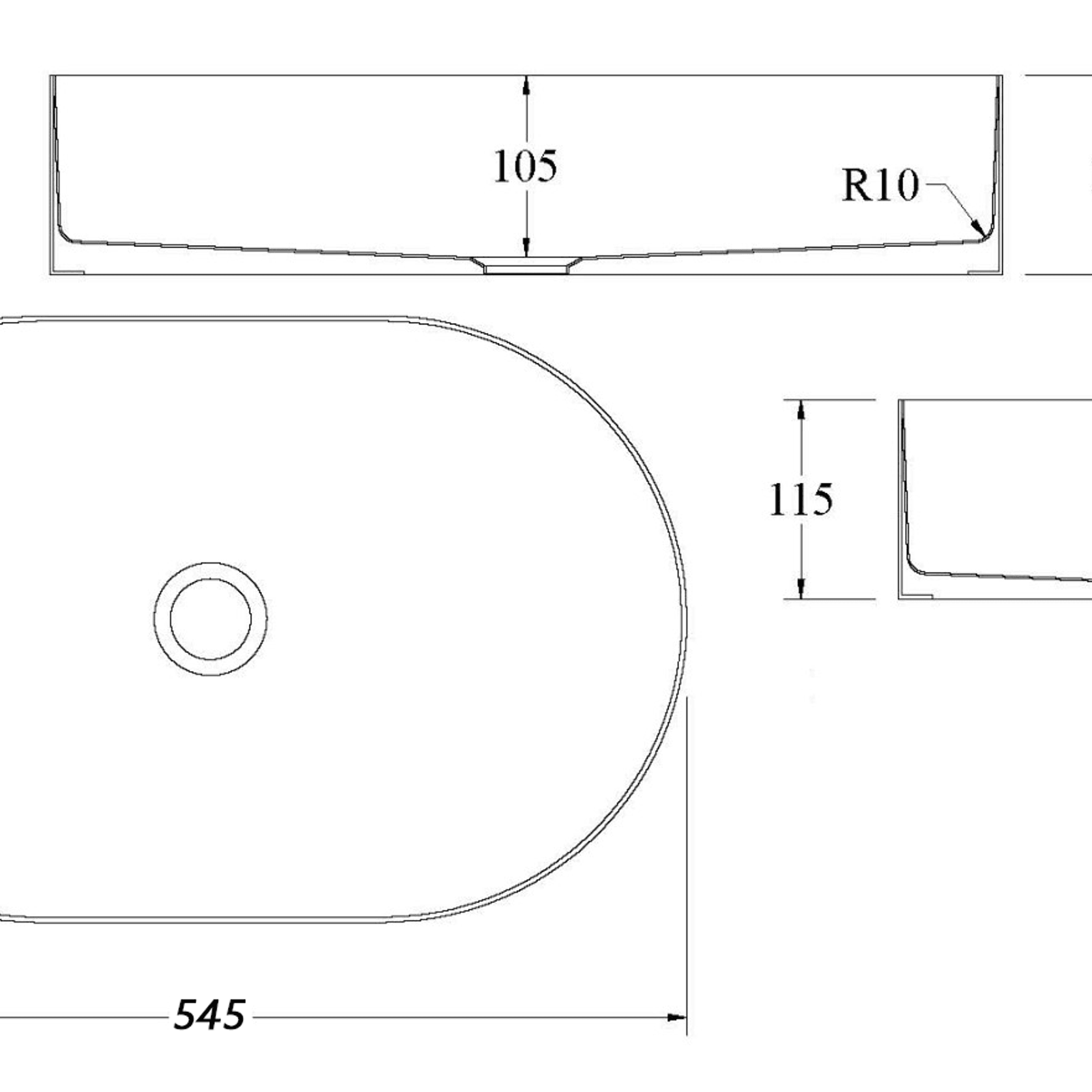 Fusion Oval Stainless Steel Basin gallery detail image