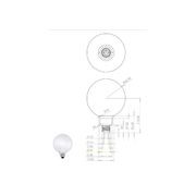 LED Filament Bulb G125 gallery detail image