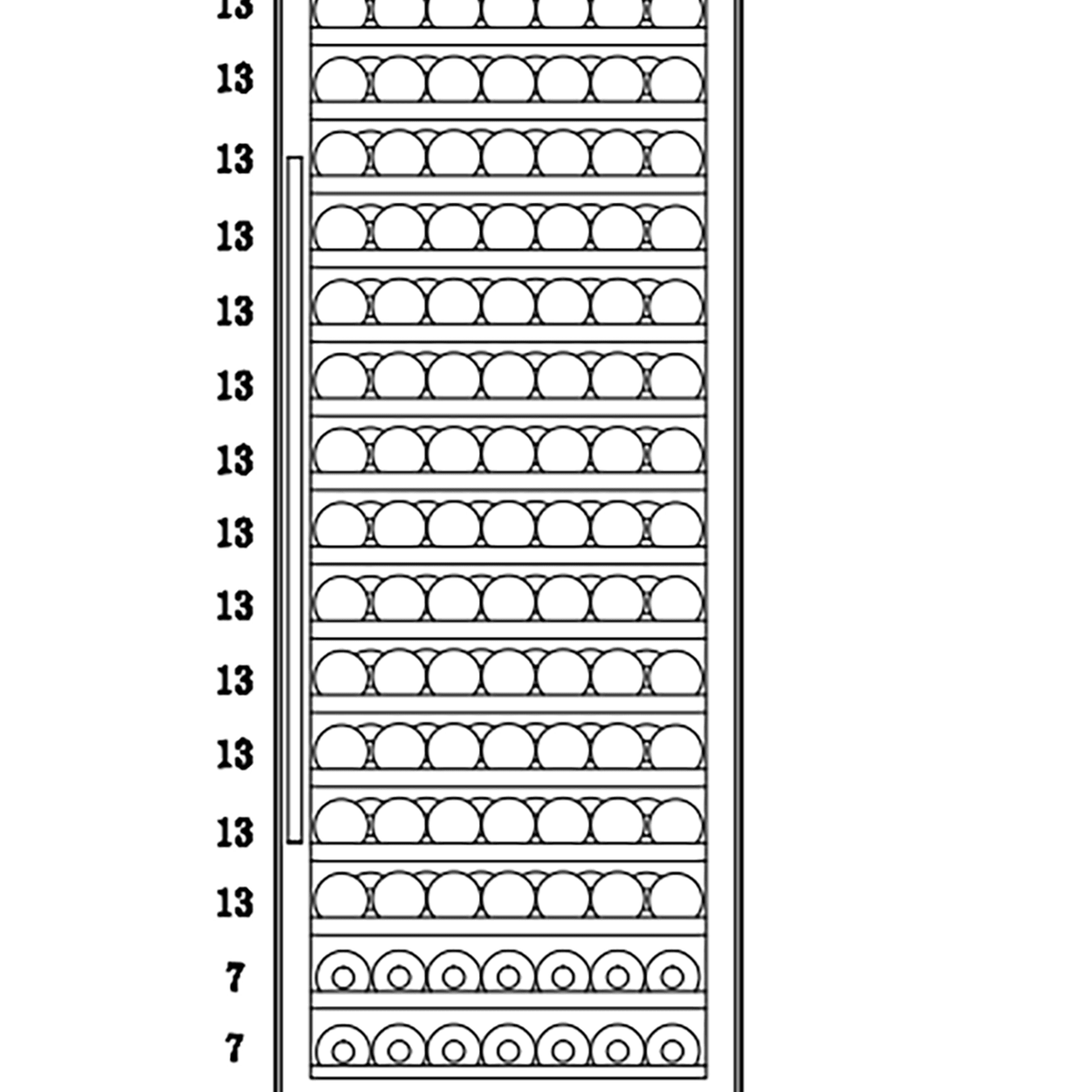 Grand Cru Black 366 Bottle Dual Zone Wine Fridge gallery detail image