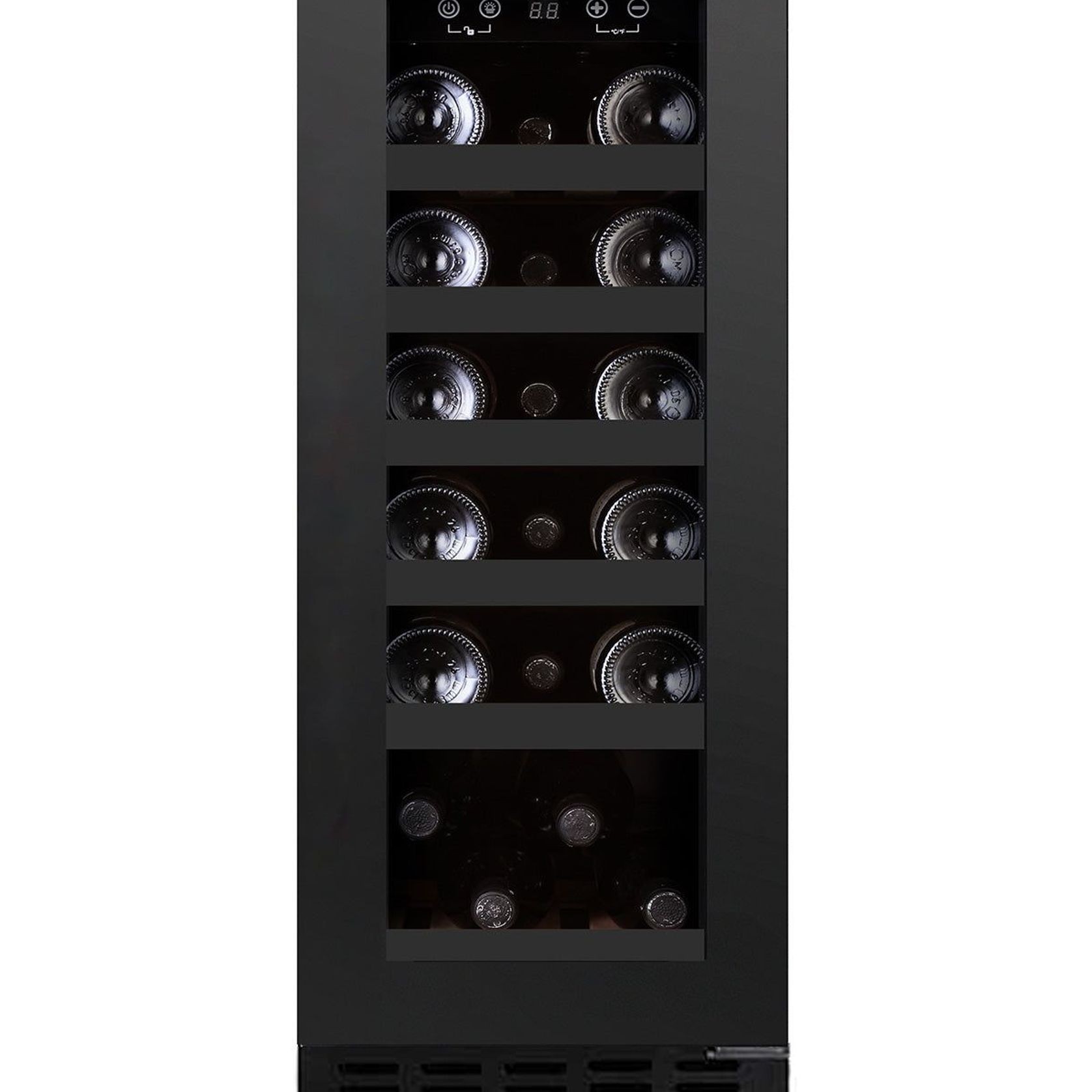 Grand Cru Black 19 Bottle Single Zone Wine Fridge gallery detail image