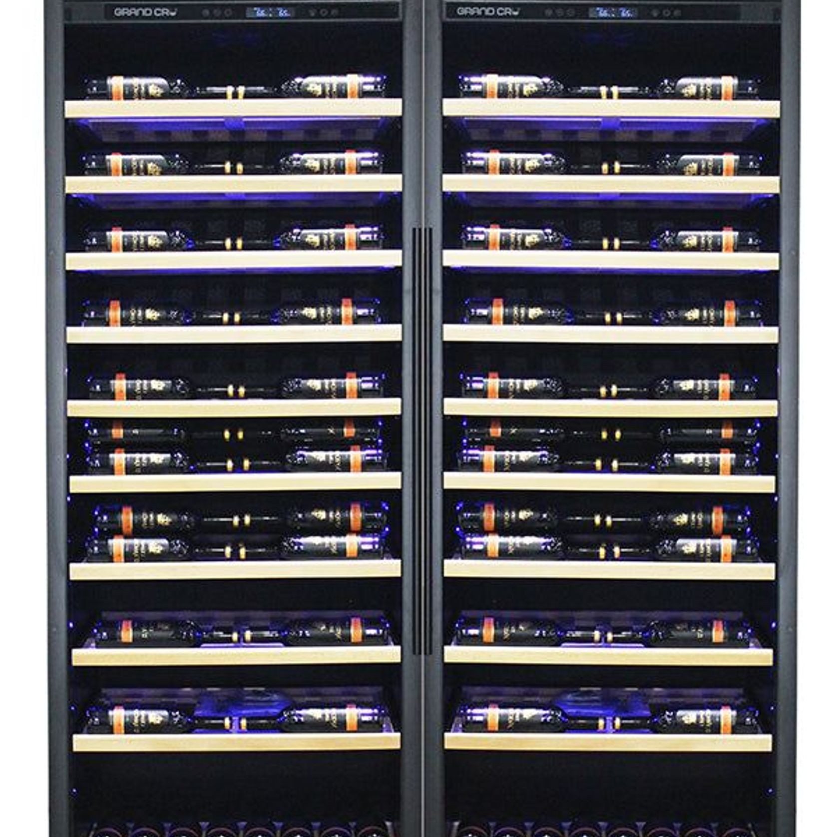 Grand Cru 586 Bottle 'Label View' Dual Zone Wine Fridge gallery detail image