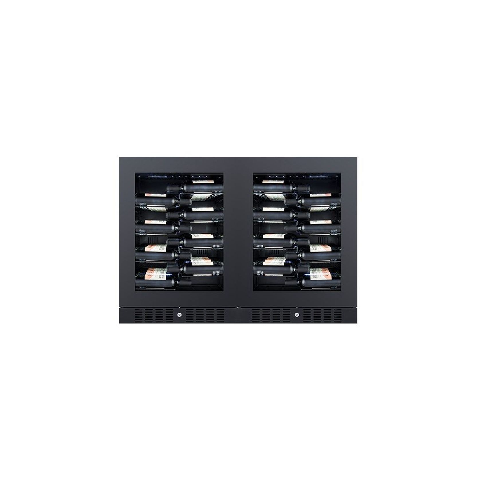 Grand Cru 80 Bottle 'Label View' Dual Zone Wine Fridge gallery detail image