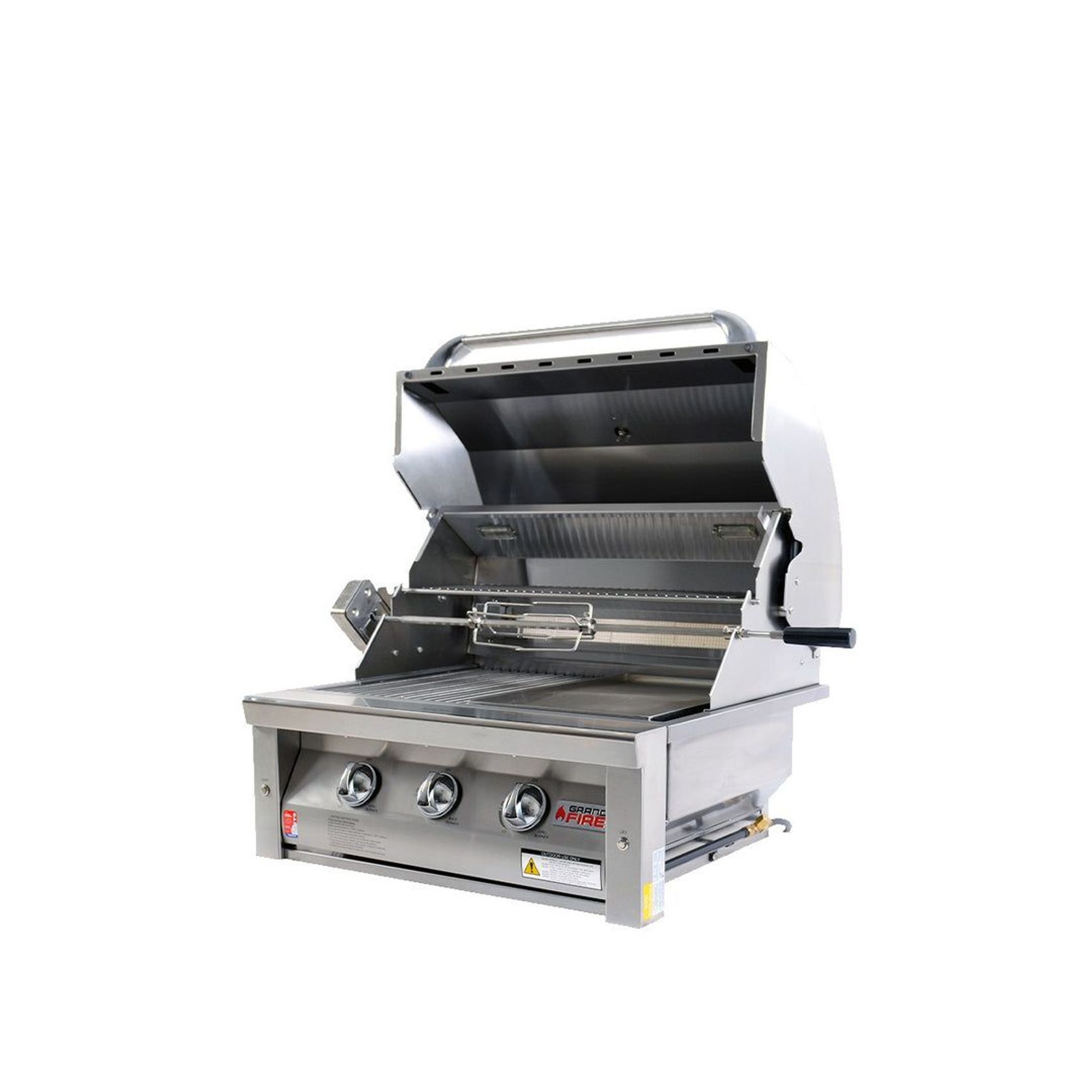 Grandfire Deluxe 30" Gas BBQ Head Unit | For In-Build gallery detail image