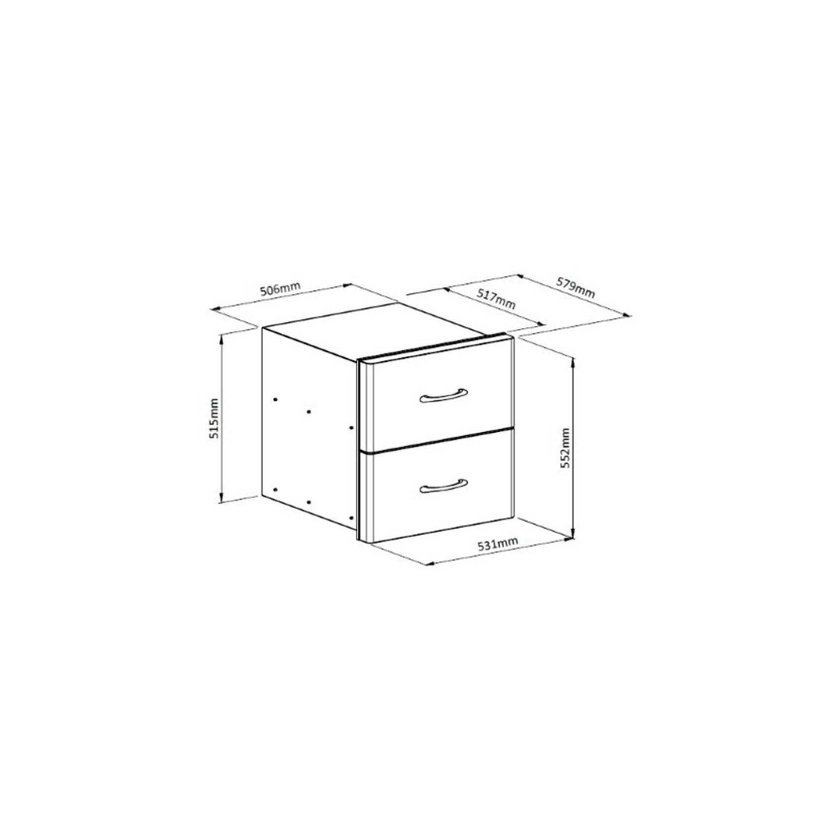 Double Drawer Unit | For In-Build gallery detail image
