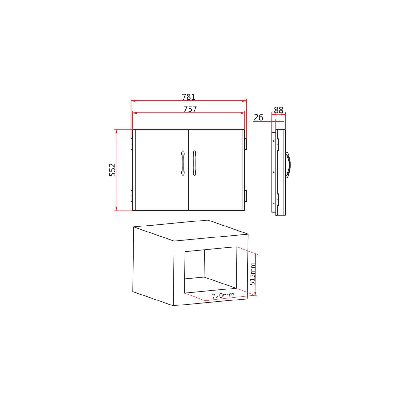 Double Door Unit | For In-Build gallery detail image