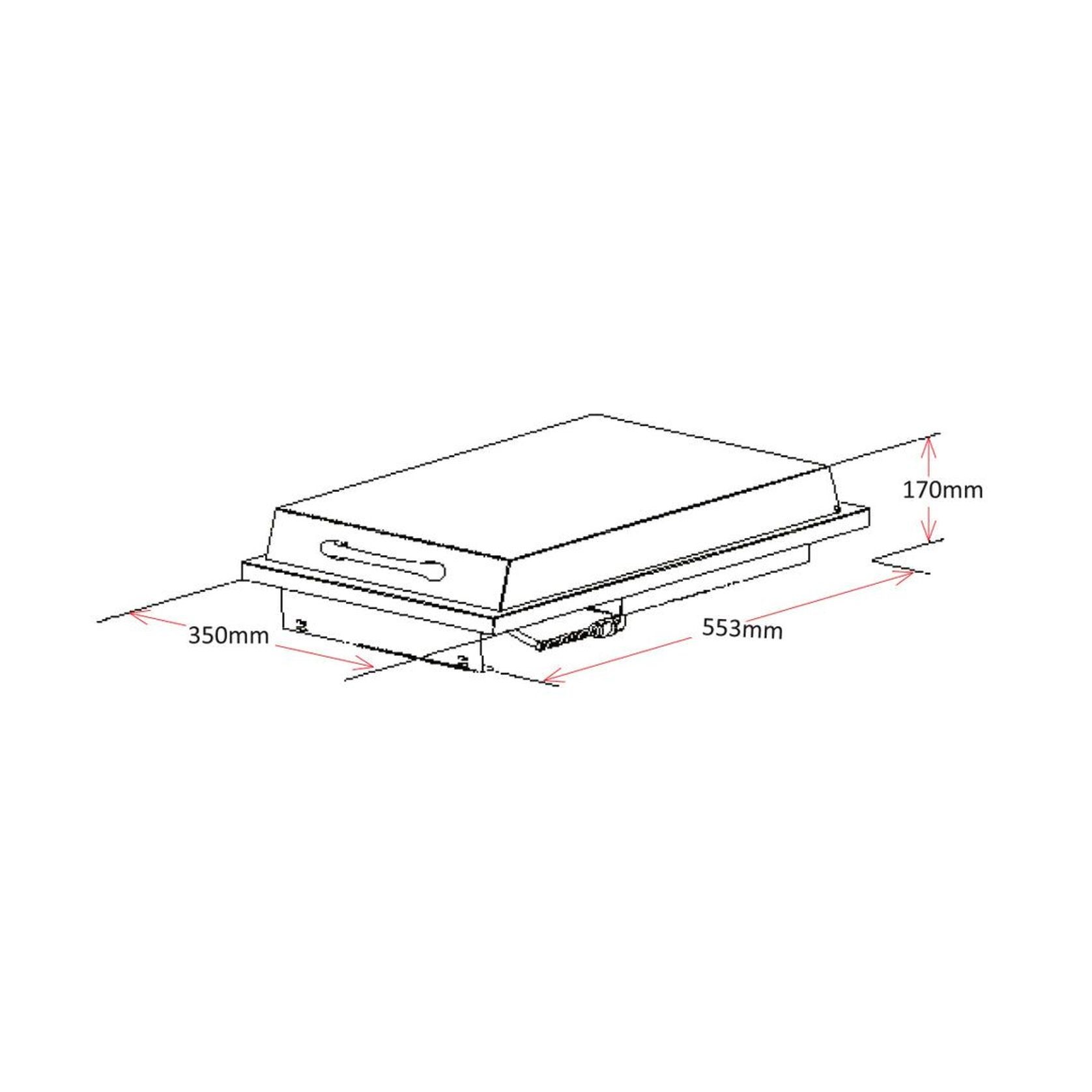 Grandfire Single Side Burner | For In-Build | LPG gallery detail image
