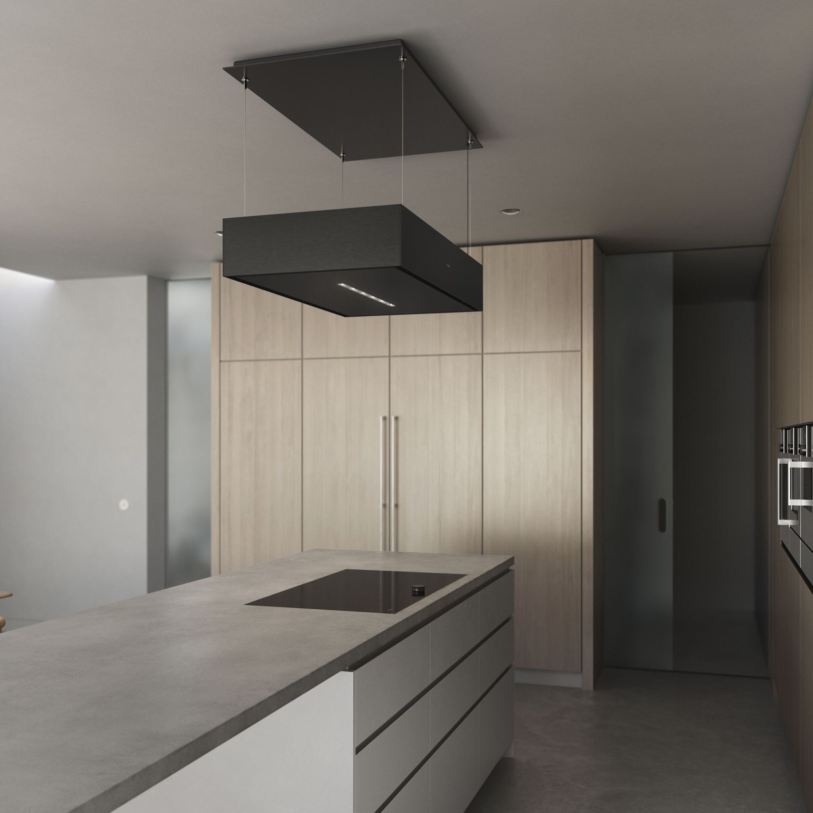 Gaggenau Black Ceiling Cooker Hood 200 Series gallery detail image
