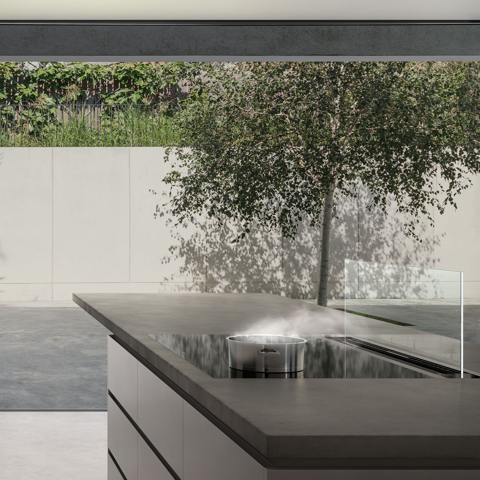 Gaggenau Glass Downdraft Table Ventilation 200 Series gallery detail image