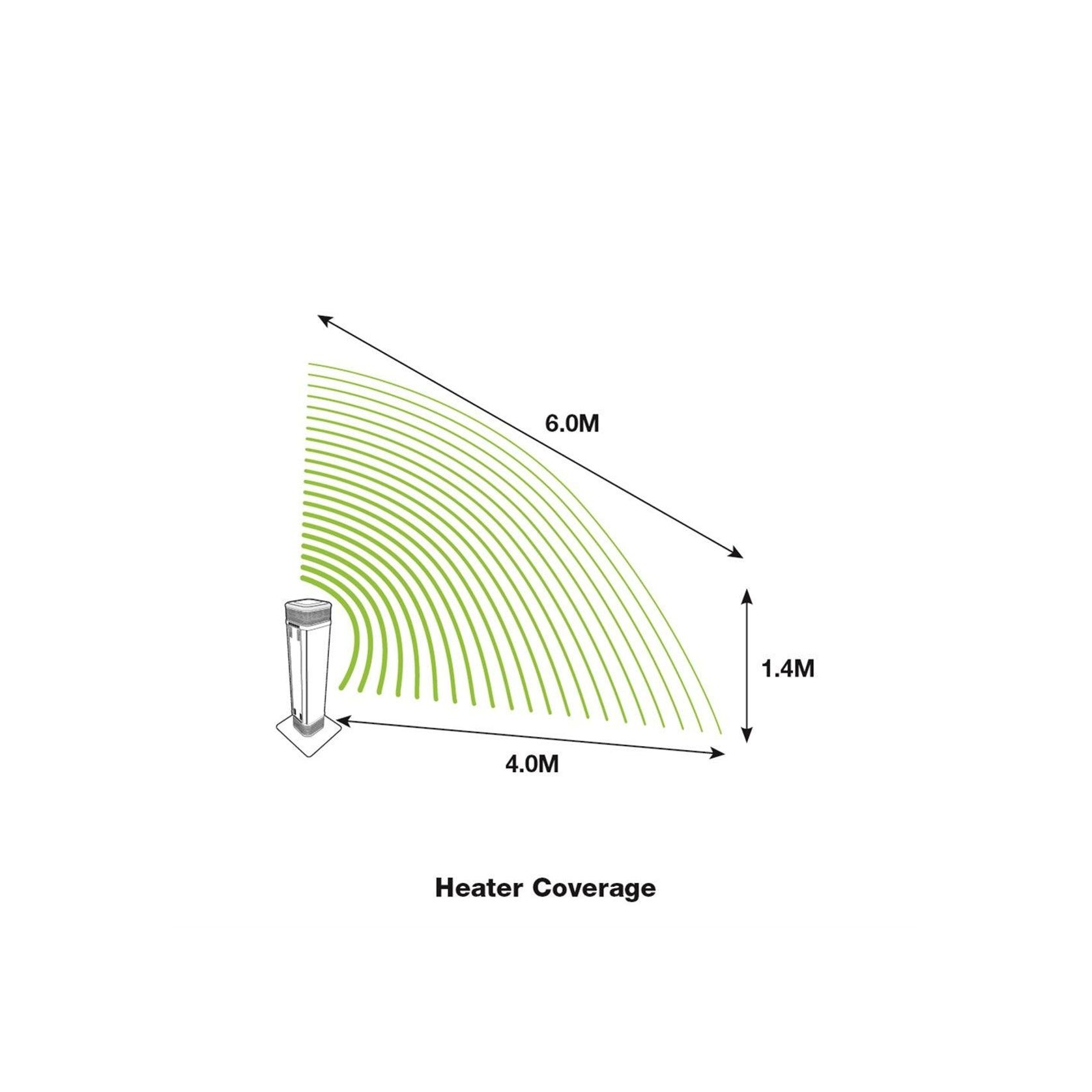 Gasmate Illium Freestanding Electric Heater gallery detail image