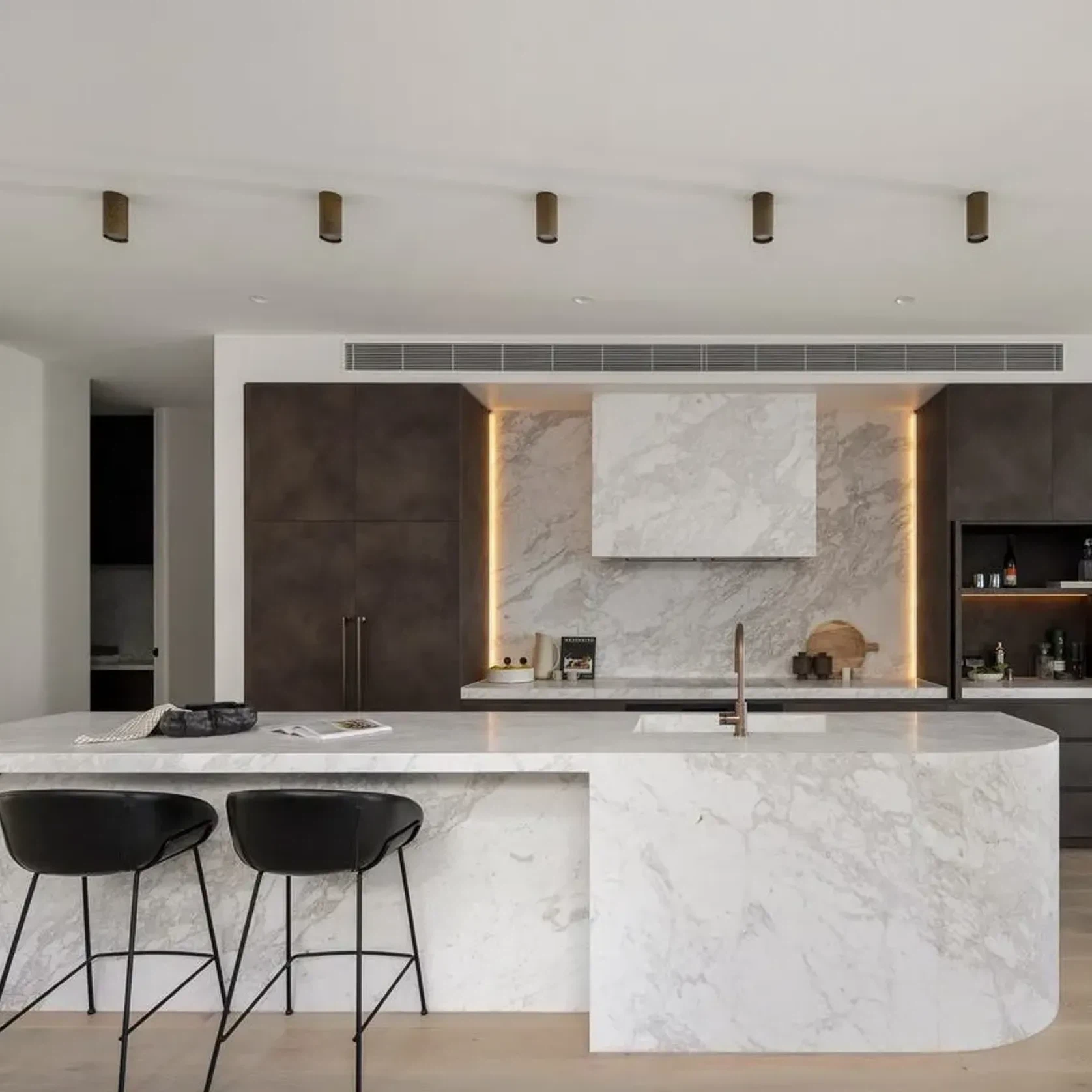 Volakas Marble Benchtop gallery detail image
