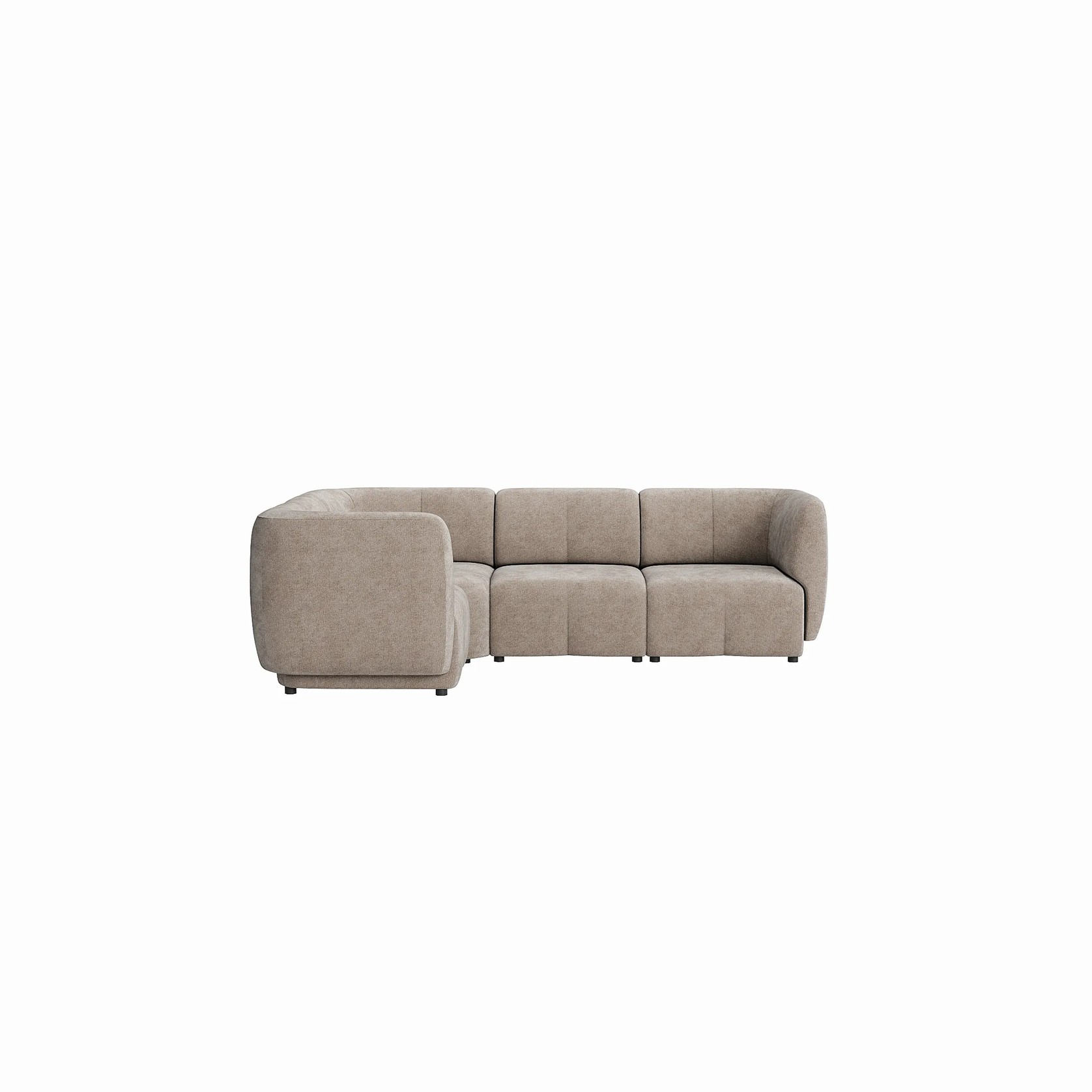 Plum LHF Chaise Sofa gallery detail image