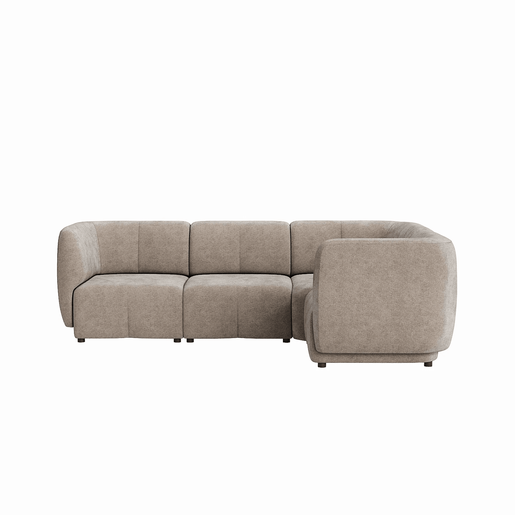 Plum RHF Chaise Sofa gallery detail image