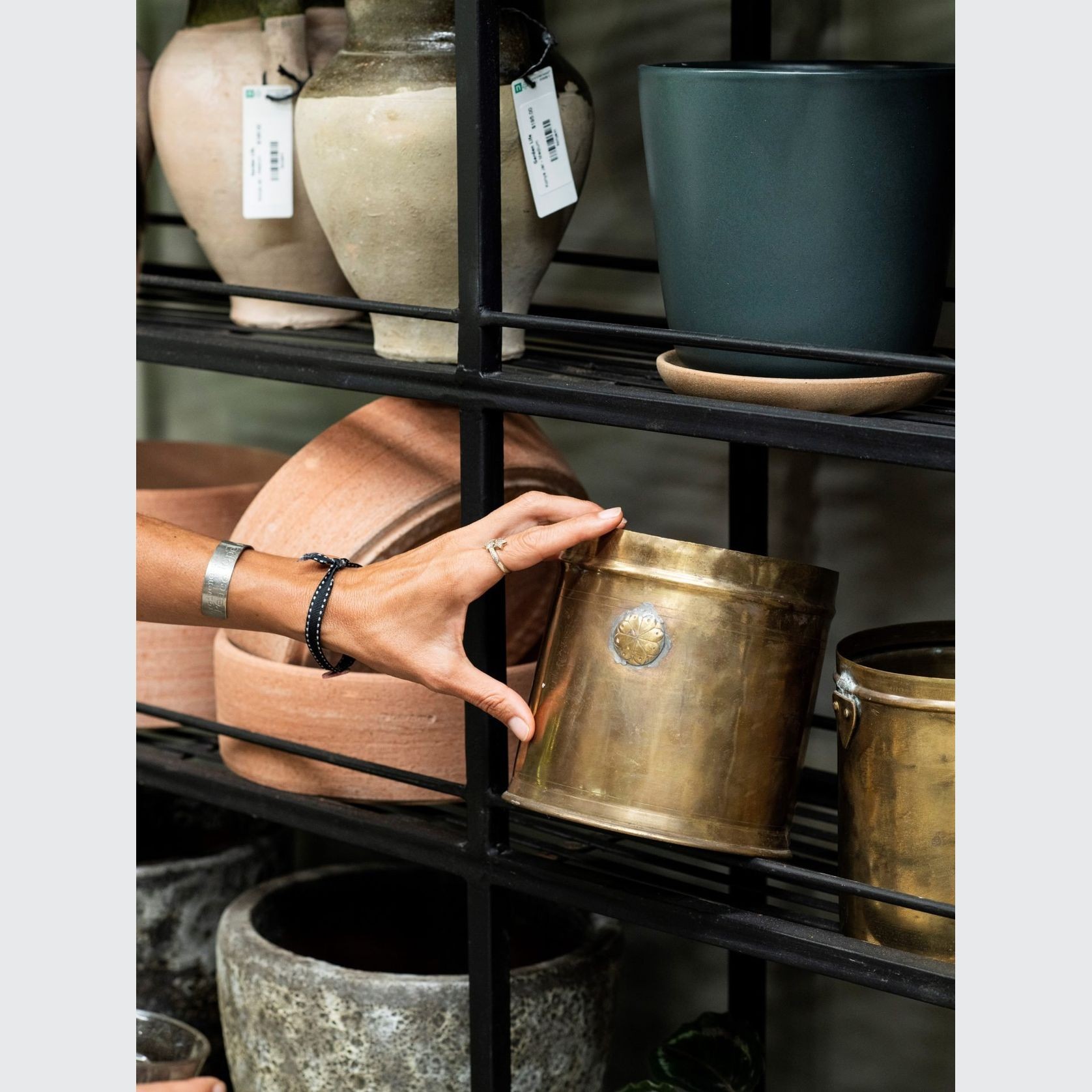 Antique Brass Planter gallery detail image