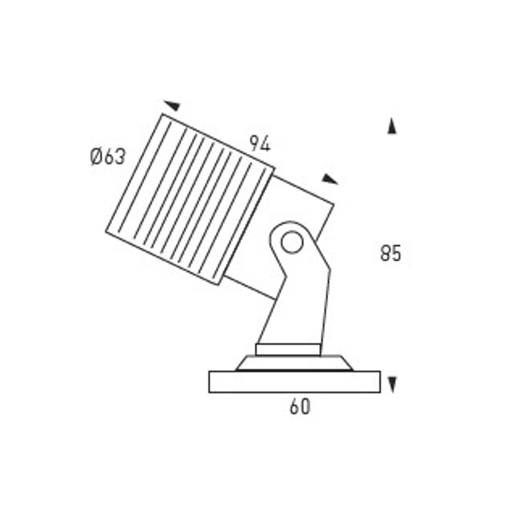 LED Garden Spot & Spike Light 9W gallery detail image