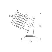 LED Garden Spot & Spike Light 9W gallery detail image