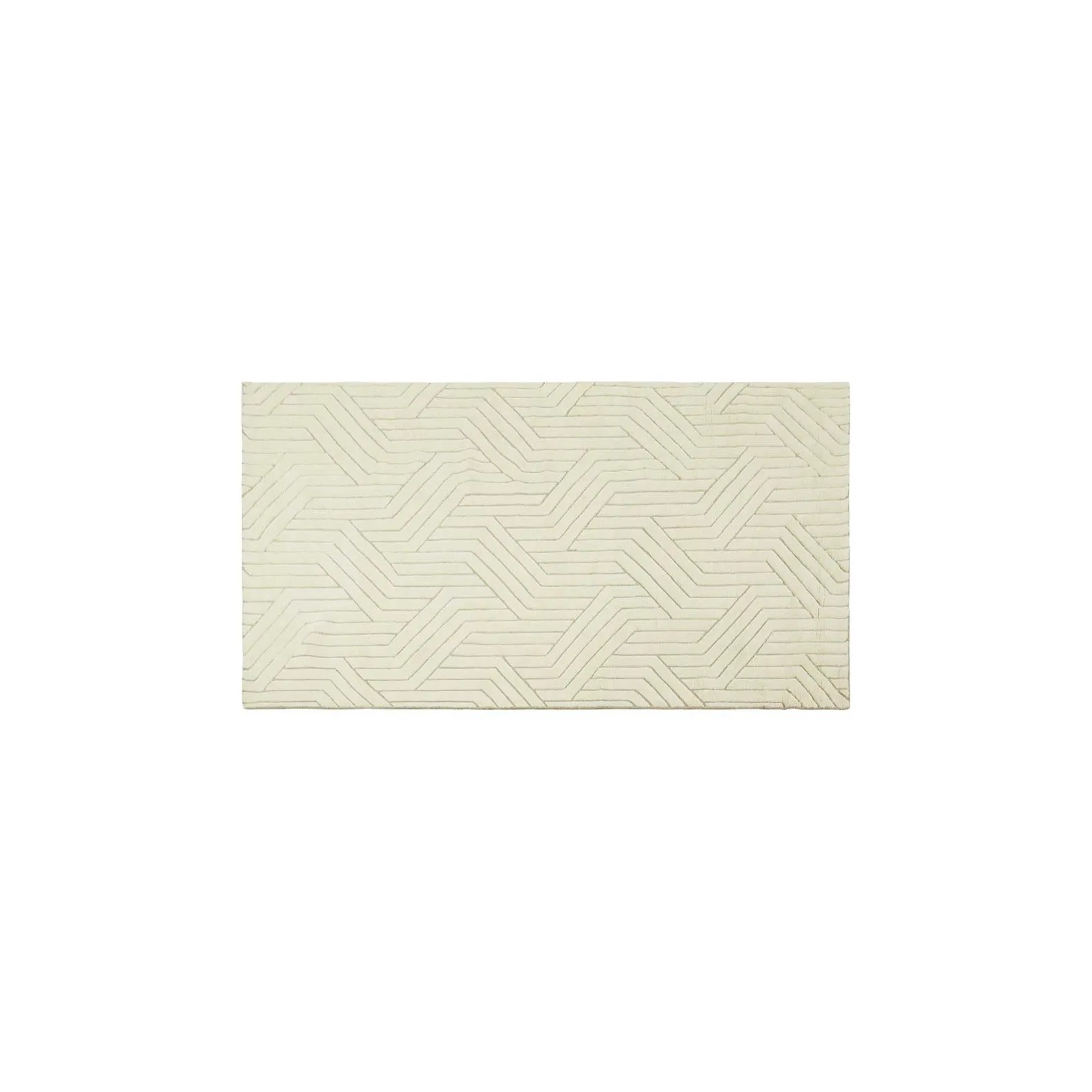 Soren Liv Bower Criss Cross Rug - Ivory | 100% Wool gallery detail image