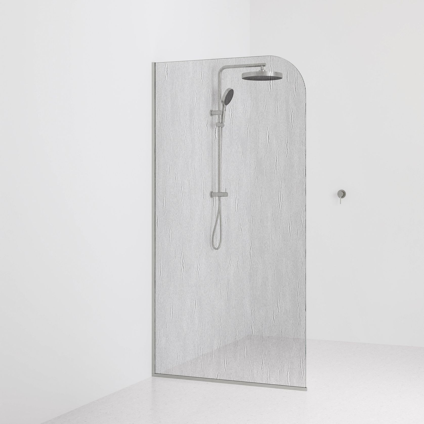 Code Allure Shower Screen Glass Range| 1050mm gallery detail image