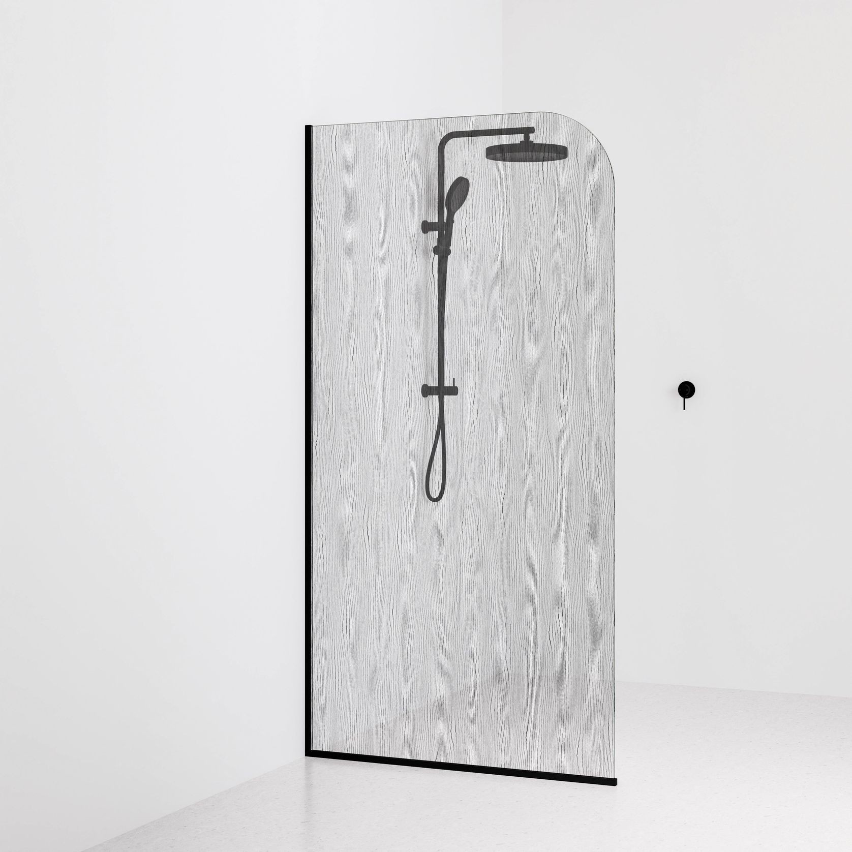 Code Allure Shower Screen Glass Range| 1050mm gallery detail image
