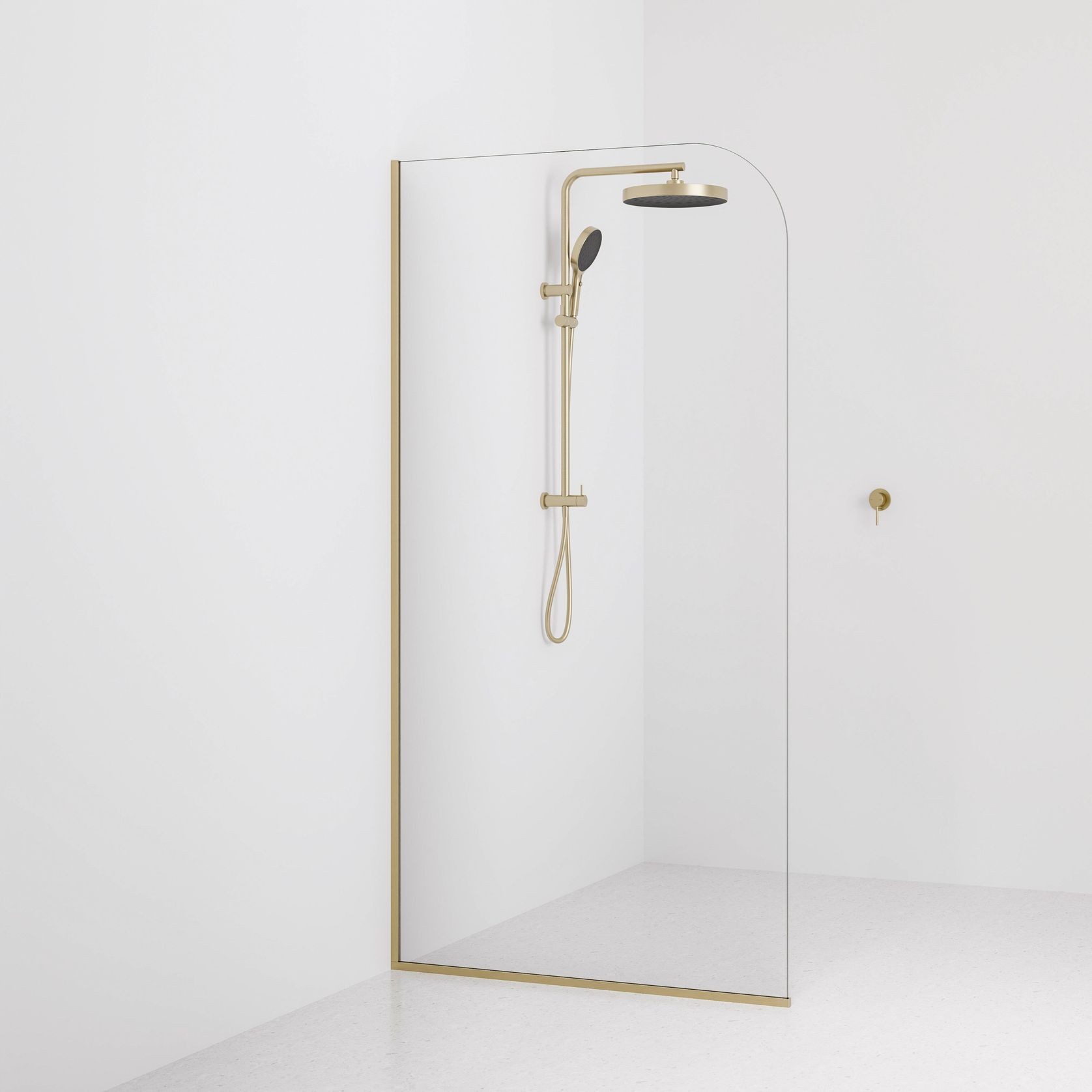 Code Super Clear Shower Screen Range | 1050mm gallery detail image