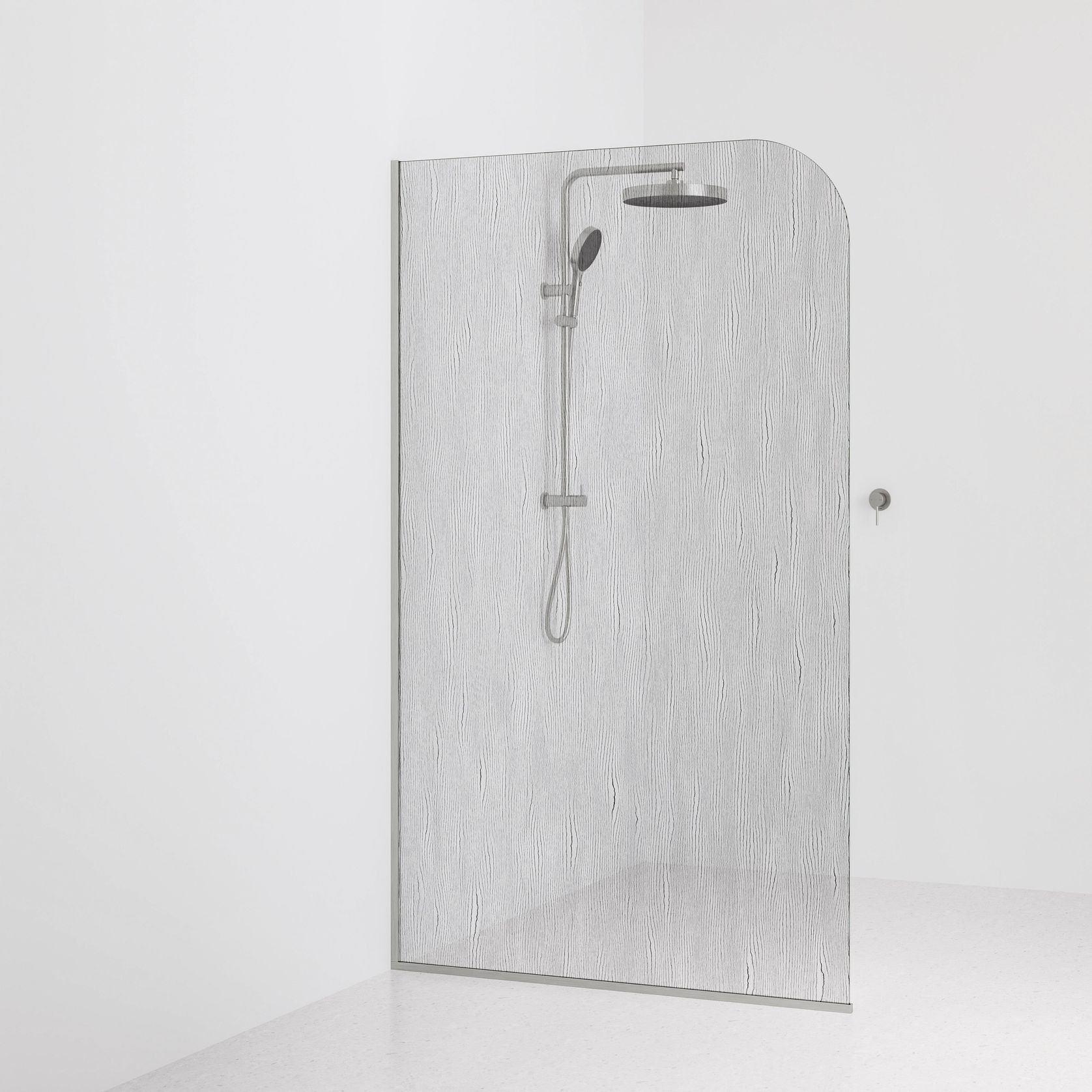 Code Allure Shower Screen Glass Range | 1200mm gallery detail image