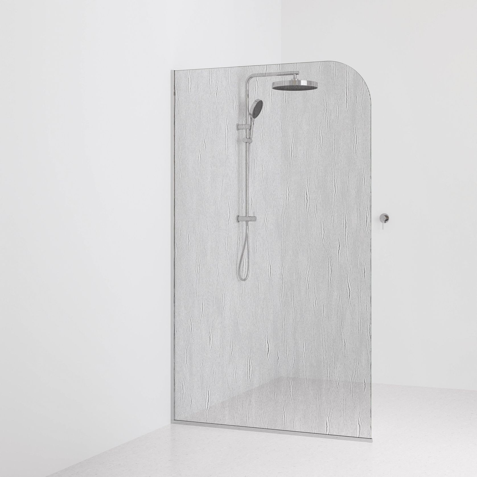 Code Allure Shower Screen Glass Range | 1200mm gallery detail image