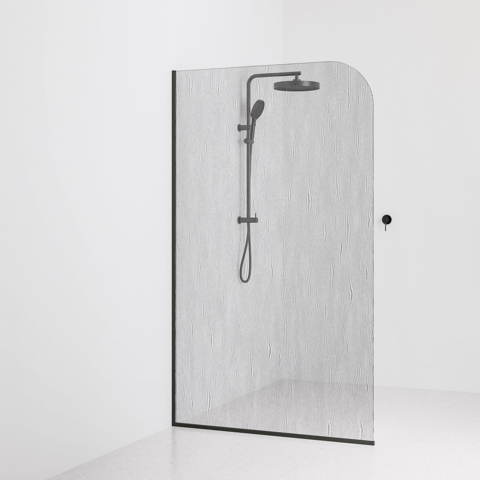 Code Allure Shower Screen Glass Range | 1200mm gallery detail image