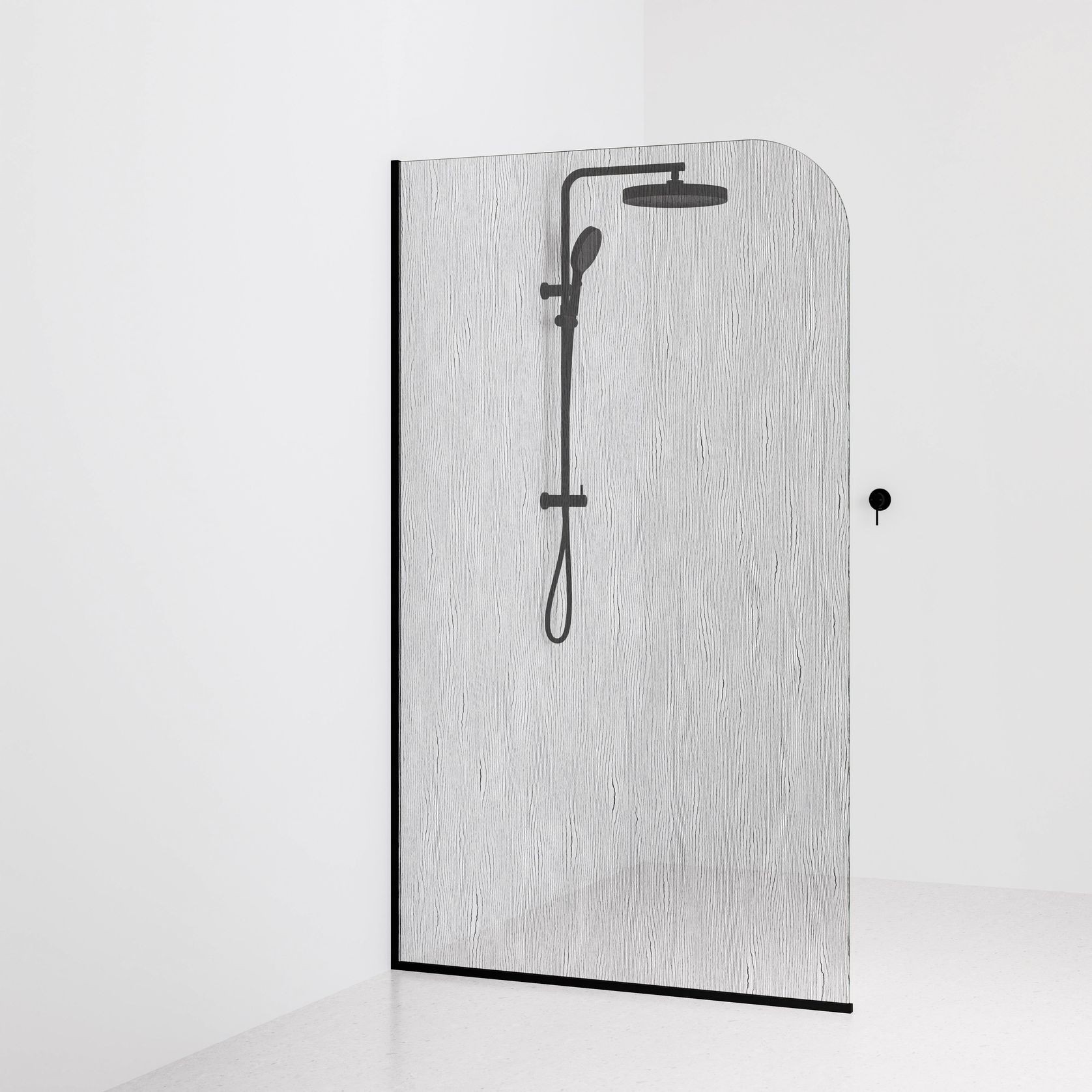Code Allure Shower Screen Glass Range | 1200mm gallery detail image