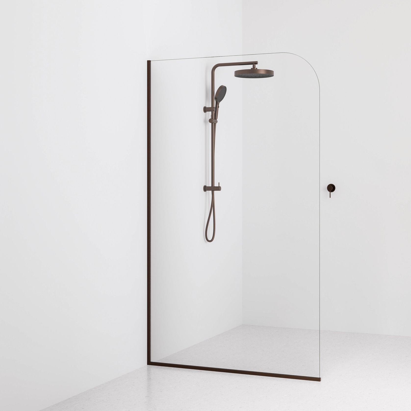 Code Super Clear Shower Screen Range | 1200mm gallery detail image