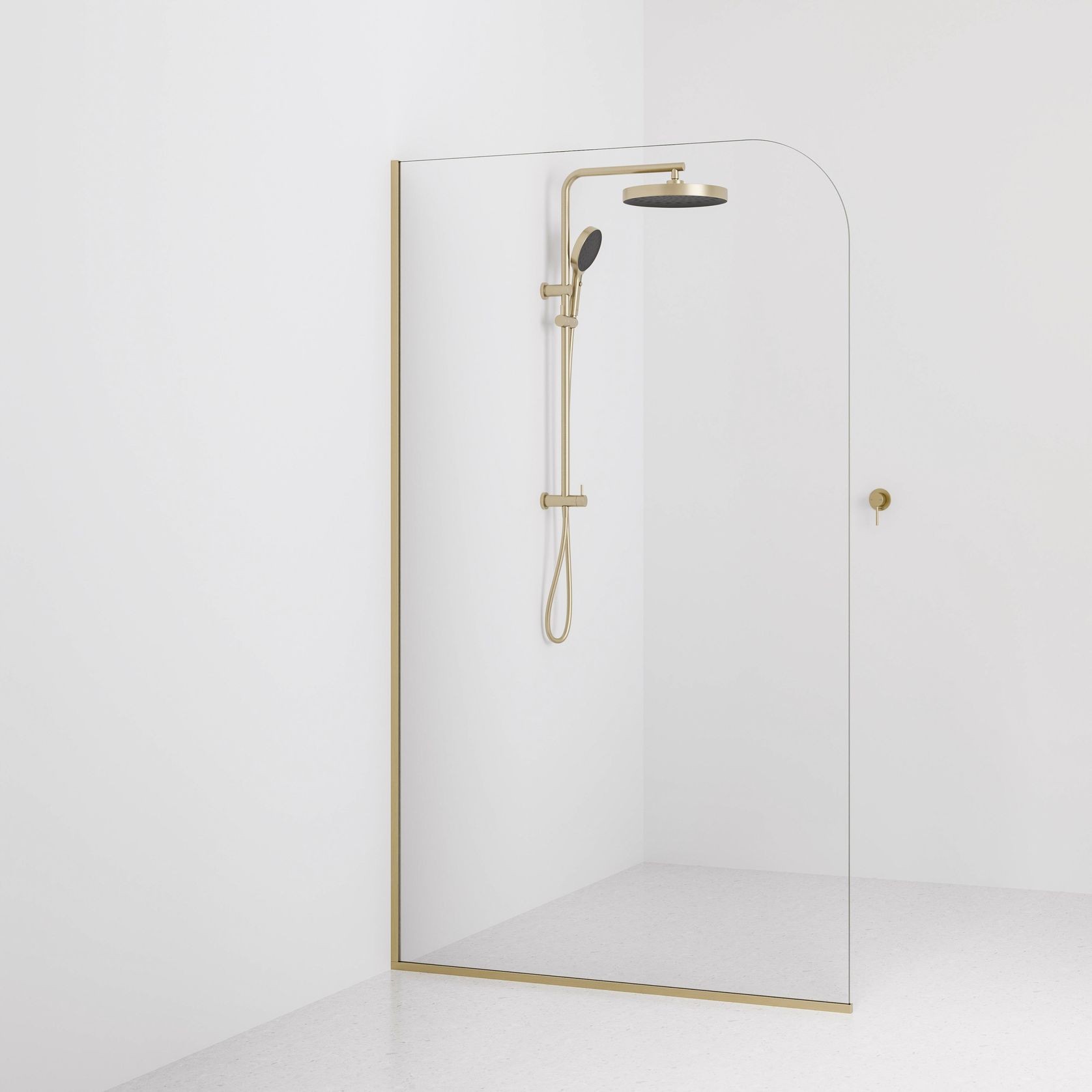 Code Super Clear Shower Screen Range | 1200mm gallery detail image