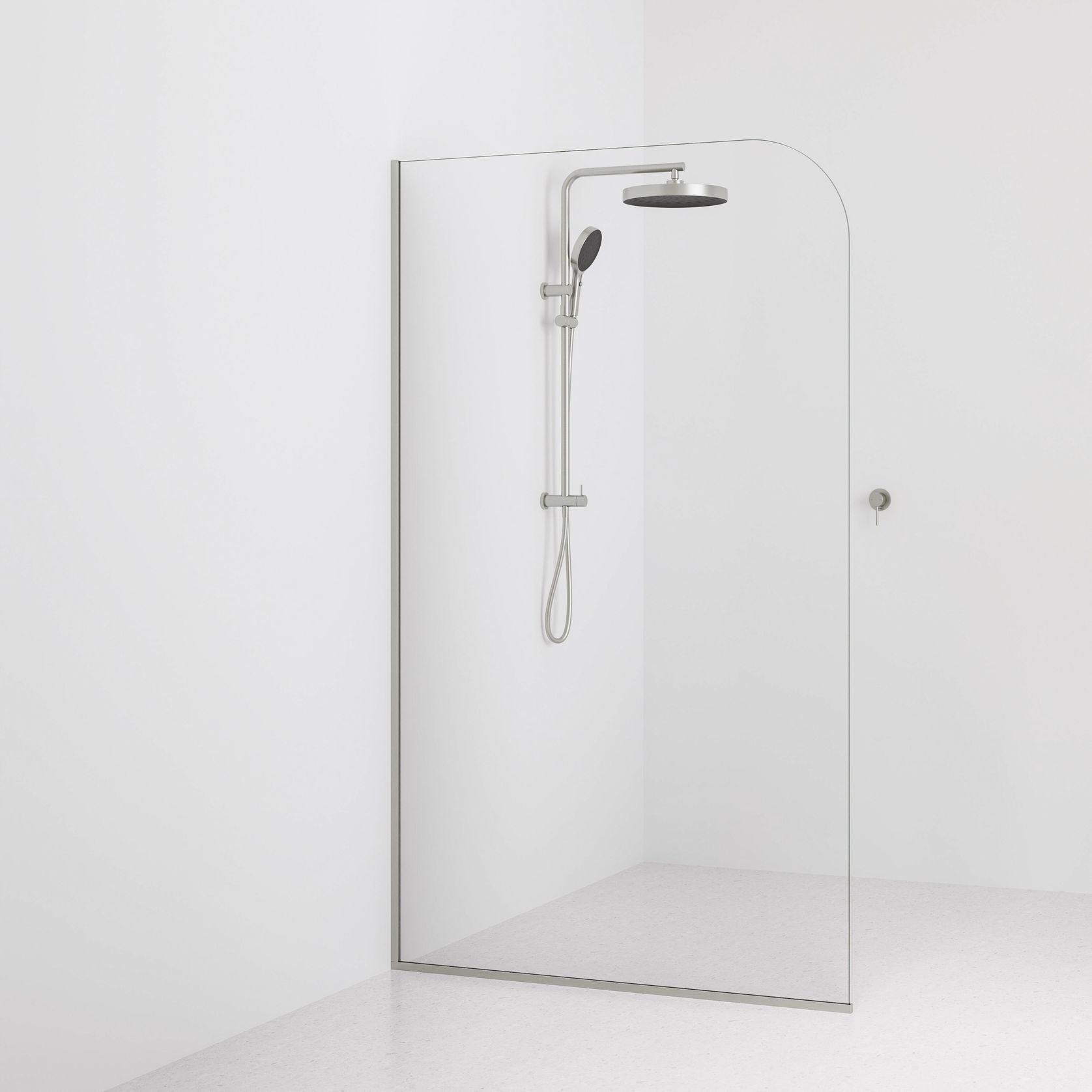 Code Super Clear Shower Screen Range | 1200mm gallery detail image