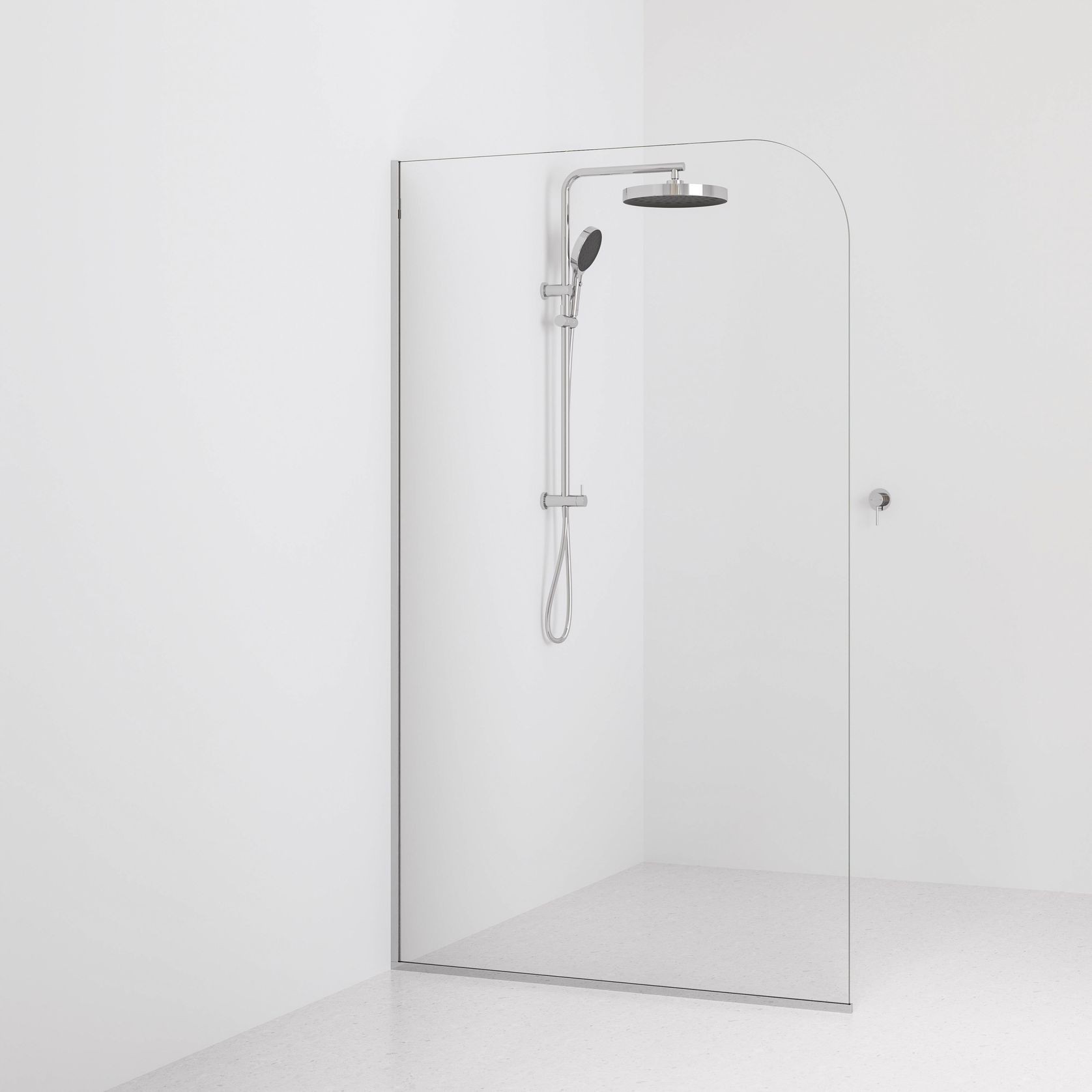 Code Super Clear Shower Screen Range | 1200mm gallery detail image