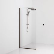 Code Pillar Shower Screen Glass Range | 900mm gallery detail image